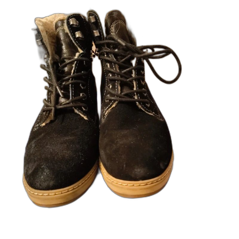 White Mountain Theo Suede Fully Lined Cold Weather Ankle Boots – Women’s 7.5